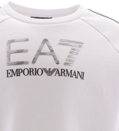 EA7 Sweatshirt - Hvid m. Slv