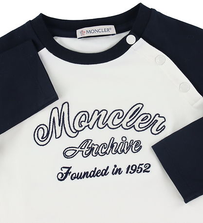 Moncler Bluse - Off White/Navy
