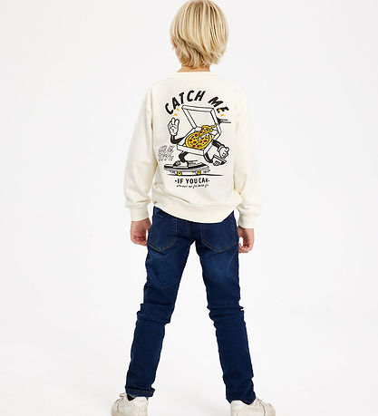 The New Sweatshirt - TnHolden - White Swan m. Pizza