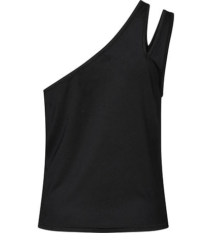 Rosemunde Top - One Shoulder - Sort