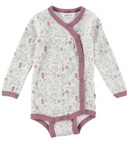 Joha Sl-om Body l/ - Uld/Bambus - Off White/Rose