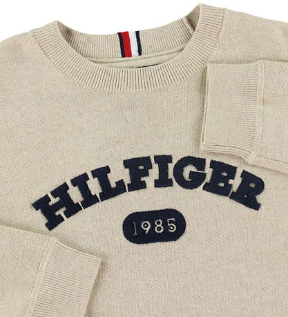 Tommy Hilfiger Bluse - Strik - Terry Knit - Cashmere Creme