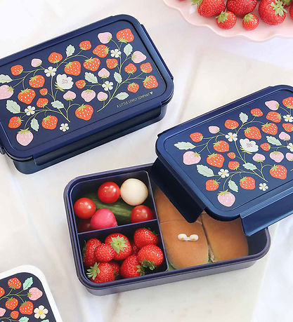 A Little Lovely Company Madkasse - Bento - Strawberries