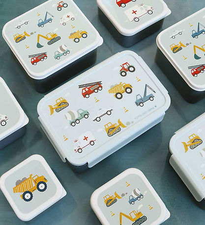 A Little Lovely Company Madkasse - Bento - Vehicles