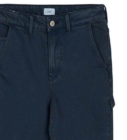 Grunt Jeans - Worker - Sort/Blå