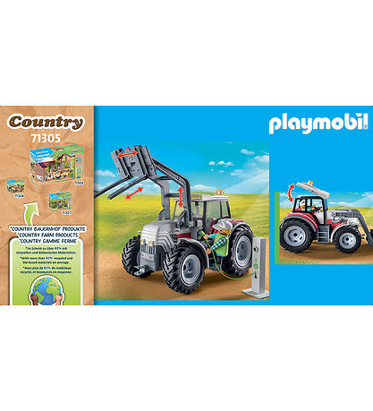 Playmobil Country - Stor Traktor - 71305 - 31 dele