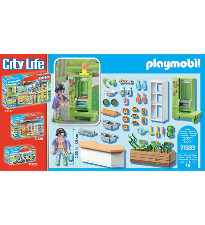 Playmobil City Life - Skolekiosk - 71333 - 58 dele