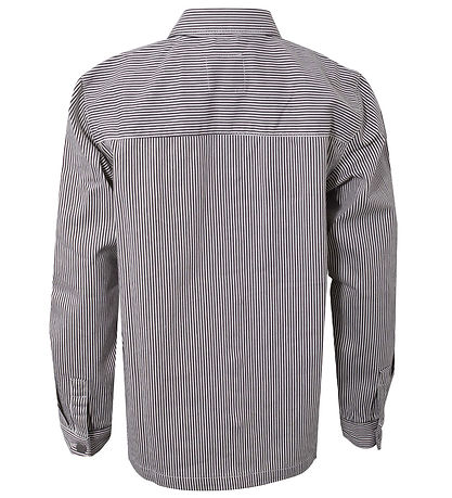 Hound Skjorte - Striped Overshirt - Black/Off White