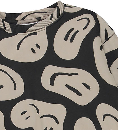 Molo Sweatshirt - Monti - Smile on Black