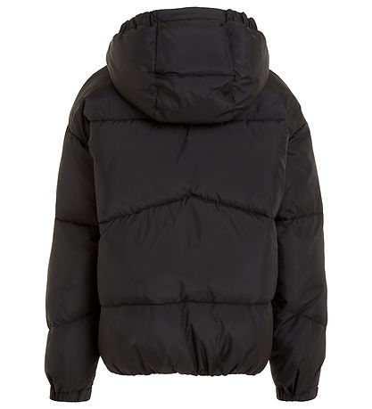 Calvin Klein Dynejakke - CK Short Puffer - Sort