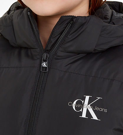 Calvin Klein Dynejakke - CK Short Puffer - Sort