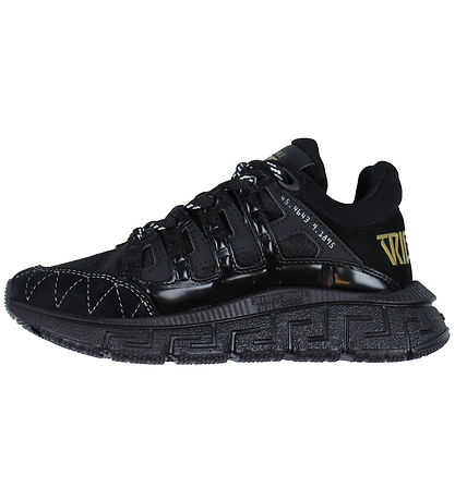 Versace Sneakers - Calf Lea - Black/Gold