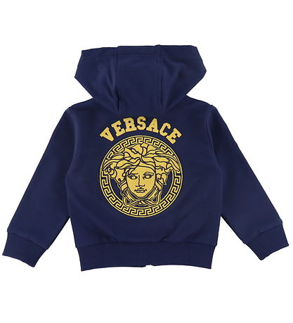 Versace Cardigan - Navy m. Guld