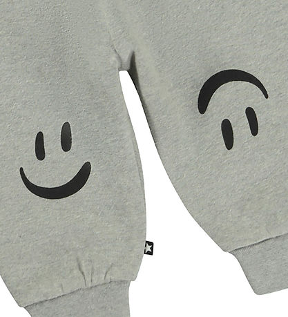 Molo Sweatpants - Simeon - Grey Melange