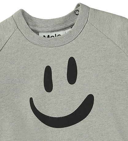 Molo Sweatshirt - Disc - Grey Melange