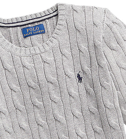 Polo Ralph Lauren Bluse - Strik - Gråmeleret