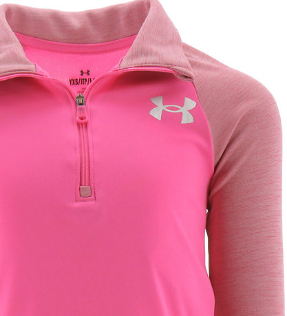 Under Armour Bluse - Tech Graphic 1/2 Zip - Rebel Pink