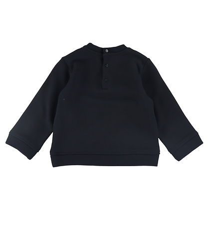 Emporio Armani Sweatshirt - Sort m. Hvid