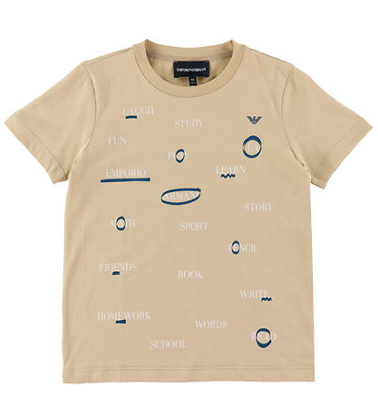 Emporio Armani T-shirts - 3-pak - Hvid/Sand/Sort