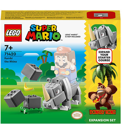 LEGO Super Mario - Nsehornet Rambi 71420 - Udvidelsesst - 106