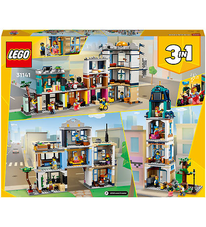 LEGO Creator - Hovedgade 31141 - 3-i-1 - 1459 Dele