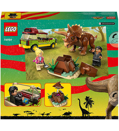 LEGO Jurassic World - Triceratops-forskning 76959 - 281 Dele