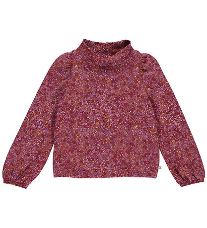 Msli Sweatshirt - Petit Blossom - Fig/Boysenberry/Berry Red