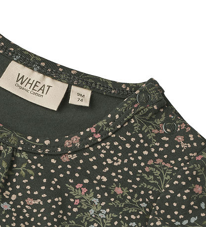 Wheat Body l/ - Liv - Black Coal Small Flowers