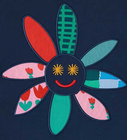 Stella McCartney Kids Sweatshirt - Navy m. Blomst