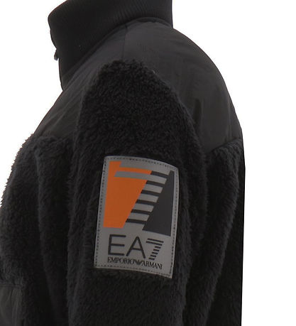 EA7 Fleecetrje - Sort