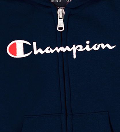 Champion Sweatst - Cardigan/Sweatpants - Navy/Gr Melange