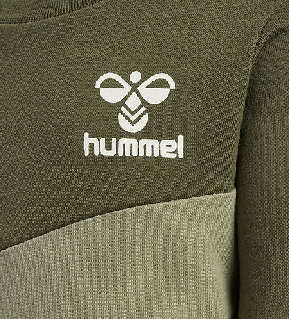 Hummel Sweatshirt - hmlNeel - Olive Night