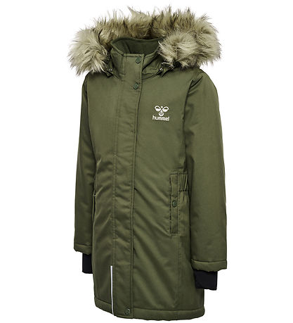 Hummel Vinterjakke - hmlAlma Tex - Olive Night