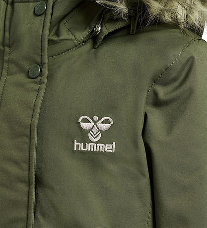 Hummel Vinterjakke - hmlAlma Tex - Olive Night