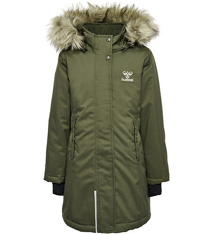 Hummel Vinterjakke - hmlAlma Tex - Olive Night