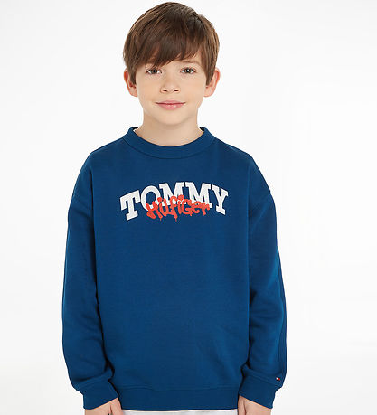 Tommy Hilfiger Sweatshirt - Graffiti - Deep Indigo