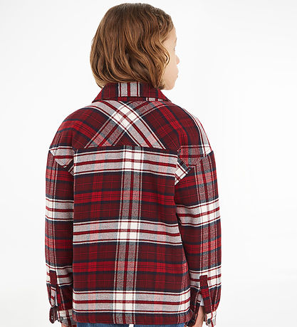 Tommy Hilfiger Skjorte m. For - Shearling Lined Tartan - Multi C