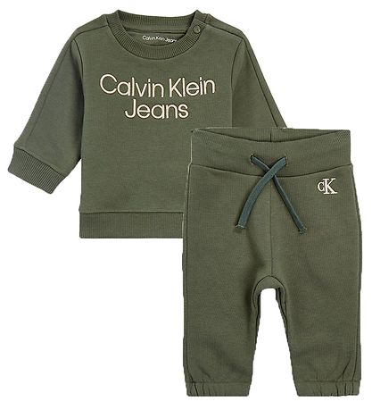 Calvin Klein Gaveske - Sweatshirt/Sweatpants - Inst Logo - Thym
