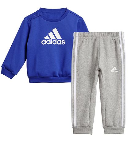 adidas Performance Sweatst - I BOS LOGO JOG - Bl/Hvid