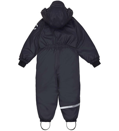 Mikk-Line Regndragt m. Vattering - PU - Recycled - Dark Navy
