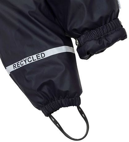 Mikk-Line Regndragt m. Vattering - PU - Recycled - Dark Navy