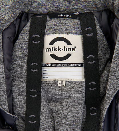 Mikk-Line Regndragt m. Vattering - PU - Recycled - Dark Navy