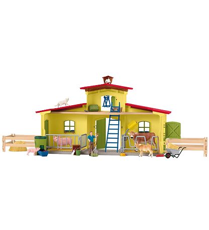 Schleich Farm World - 50x16x30 cm - Stor Bondegrd 42605 - Gul