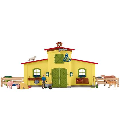 Schleich Farm World - 50x16x30 cm - Stor Bondegrd 42605 - Gul