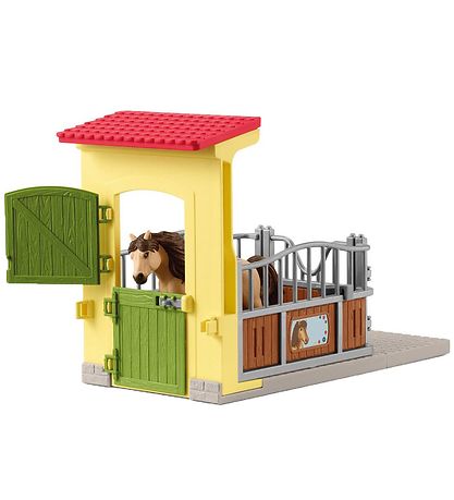 Schleich Farm World - 25x13x18 cm - Ponyboks m. Islnderhingst 4