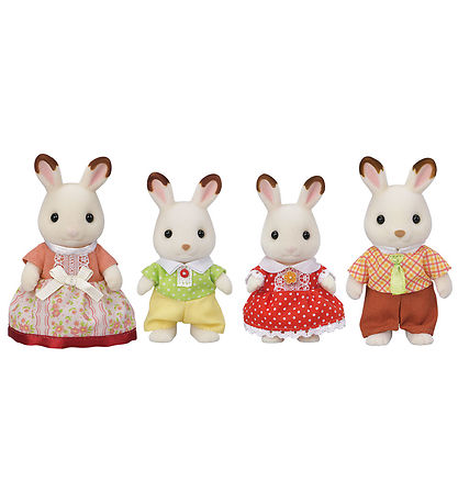 Sylvanian Families - Chocolate Rabbit Family - 5655