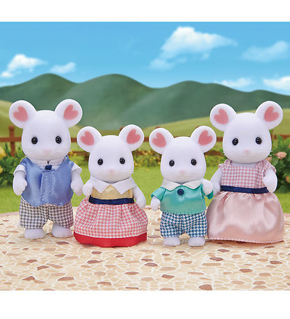 Sylvanian Families - Marshmallow Mouse Family - 5308