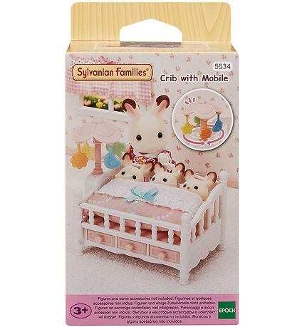 Sylvanian Families - Crib with Mobile - 5534