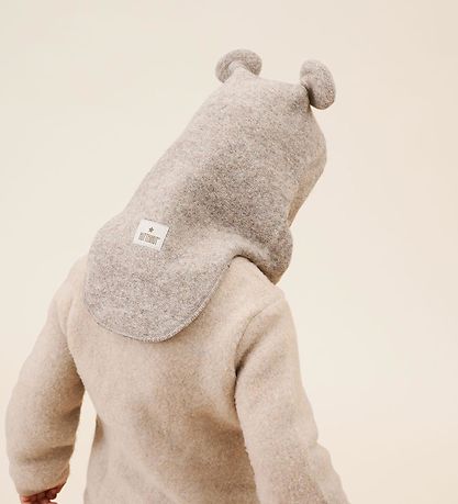 Huttelihut Elefanthue - Uld/Bomuld - 2-lags - Plys - Camel Melan