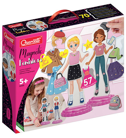 Quercetti Påklædningsdukker - Magnetic Fashion - Best Friends - 